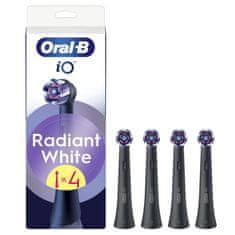 Oral-B nadomestne glave ščetk iO Radiant White Black, nadomestne glave, 4