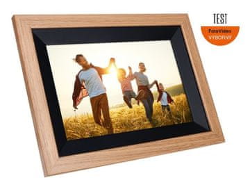 Rollei Photo Frame WiFi 105/ 10,1"/ 8GB/ 1W/ Frameo APP/ Wood/ Brown