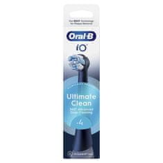 Oral-B nadomestne glave ščetk iO Ultimate Clean Black, nadomestne glave, 4