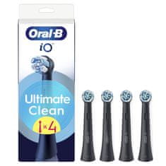 Oral-B nadomestne glave ščetk iO Ultimate Clean Black, nadomestne glave, 4