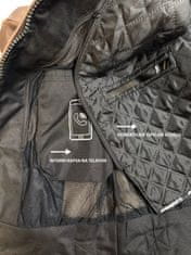 Cappa Racing Moška usnjena motoristična jakna DALLAS, rjava L