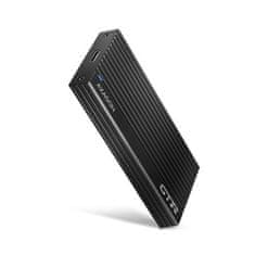 EEM2-GTR, USB-C 3.2 Gen 2 - M.2 NVMe SSD kovinska škatla THIN RIB