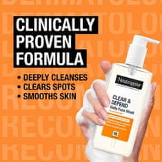 Neutrogena Clear & Defend Gel za čiščenje (dnevno umivanje obraza) 200 ml