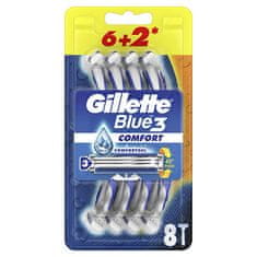 Gillette Brivniki za enkratno uporabo Blue3 Comfort 6+2 kosi