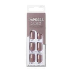 KISS Samolepilni nohti imPRESS Color Taupe Prize 30 kosov
