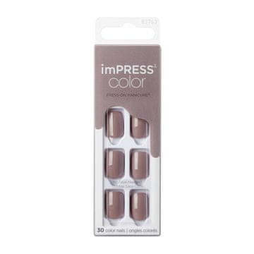 KISS Samolepilni nohti imPRESS Color Taupe Prize 30 kosov