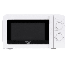 Adler Mikrovalovna pečica AD 6205, 20L, 700W, bela