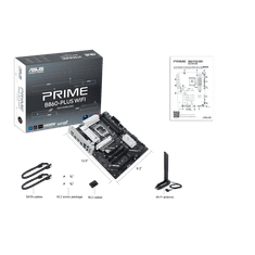 ASUS Prime B860-Plus osnovna plošča, WIFI, LGA1851, ATX, Intel B860, 4xDDR5, 2xM.2, 4xSATA (90MB1K50-M0EAY0)