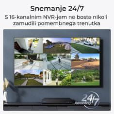 Reolink NVR snemalnik, 4K, 16-kanalni, 8x kamera POE (NVS16-8MD8)
