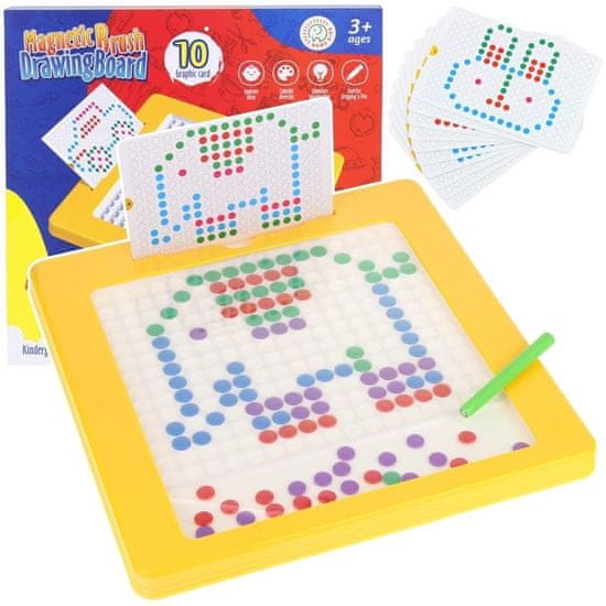 shumee Magnetna tabla MagPad Button Puzzle Mosaic Montessori