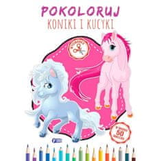 shumee Pobarvaj. Konji in poniji - pobarvanka Stran za pobarvanke