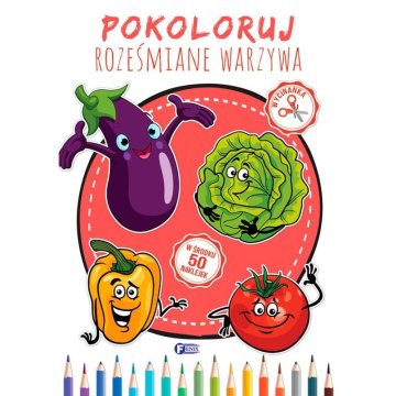 shumee Pobarvaj. Smejoča se zelenjava - pobarvanka