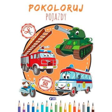 Fenix BARVNA VOZILA AVTOMOBILI POBARVANKA SLIKARNA ZA OTROKE