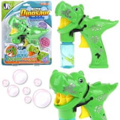 shumee Pištola za mehurčke dinozavrov - zelena