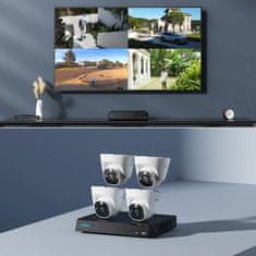Reolink NVR snemalnik, 4K, 8-kanalni, 4x kamera POE (NVS8-12MD4)