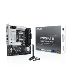 ASUS Prime B860M-A osnovna plošča, WIFI, LGA1851, mATX, Intel B860, 4xDDR5, 2xM.2 (90MB1JY0-M0EAY0)