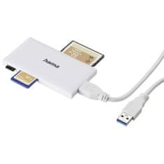 Hama ČITALEC KARTIC USB 3.0 BELI