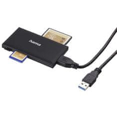 Hama ČITALEC KARTIC USB 3.0 ČRN