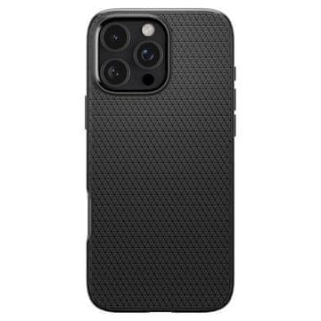 Spigen Liquid Air ovitek za iPhone 16 Pro Max, črn