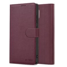 Tech-protect Wallet knjižni ovitek za Samsung Galaxy S25, bordové