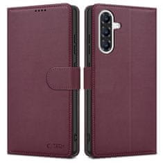 Tech-protect Wallet knjižni ovitek za Samsung Galaxy A36 5G, bordové