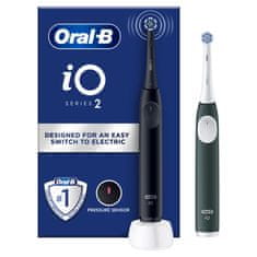 Oral-B iOS2 set zobnih ščetk, črna in temno zelena