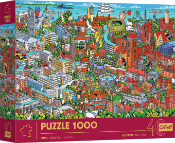 Trefl Puzzle Premium Plus Deljenje trenutkov: Tri-City 1000 kosov