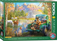 EuroGraphics Pojoče jezero Puzzle 1000 kosov