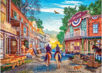EuroGraphics Divji zahod Puzzle 1000 kosov