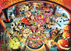 Ravensburger Halloween Trick-or-Treat Puzzle 1000 kosov