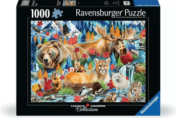 Ravensburger Wild Beasts of Canada Puzzle 1000 kosov