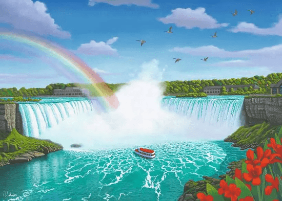 Ravensburger Niagarski slapovi Puzzle 1000 kosov