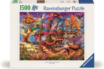 Ravensburger Mistična leteča ladja Puzzle 1500 kosov