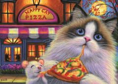 Ravensburger Pizza puzzle za mačko - različni okusi 35 kosov