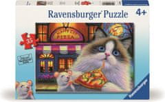 Ravensburger Pizza puzzle za mačko - različni okusi 35 kosov