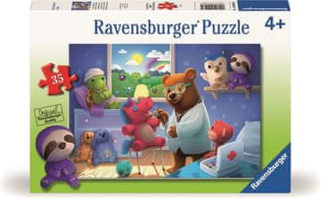 Ravensburger Puzzle Plišasta reševalna služba 35 kosov