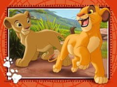 Ravensburger Levji kralj Puzzle 4v1 (12, 16, 20, 24 kosov)