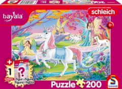Schmidt Puzzle Bayala: Čarobni škrati 200 koščkov + figurica Schleich