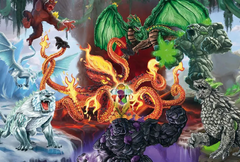 Schmidt Puzzle Eldrador: Zlobna bitja 200 kosov + figurica Schleich
