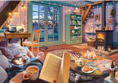 Wooden city Lesena sestavljanka Cozy Cottage 505 kosov
