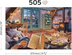 Wooden city Lesena sestavljanka Cozy Cottage 505 kosov