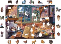 Wooden city Lesena sestavljanka Cozy Cottage 505 kosov