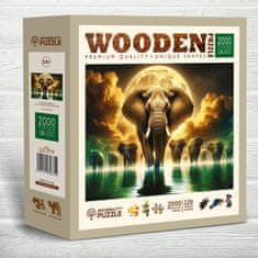 Wooden city Lesena sestavljanka Slonje sanje 2000 kosov