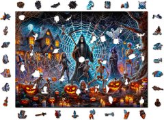 Wooden city Lesena sestavljanka Halloween Lord of Death 1010 kosov