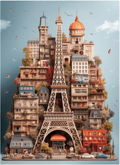 AnaTolian Puzzle Eifflov stolp 1000 kosov
