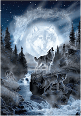 AnaTolian Moon Wolf Puzzle 500 kosov