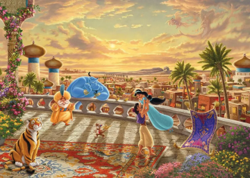 Schmidt Puzzle Disney: Jasmina in Aladin 1000 kosov