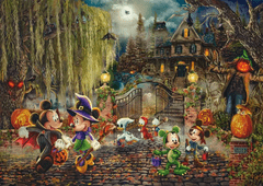 Schmidt Puzzle Disney: Mickey in Minnie na noč čarovnic 1000 kosov