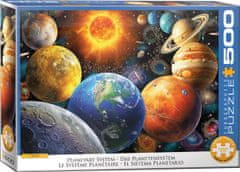 EuroGraphics Solar System Puzzle XL 500 kosov