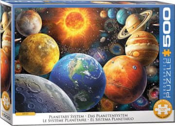 EuroGraphics Solar System Puzzle XL 500 kosov